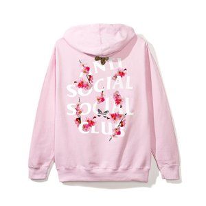 Anti Social Social Club Kkoch Pink Hoodie ASSC DS New